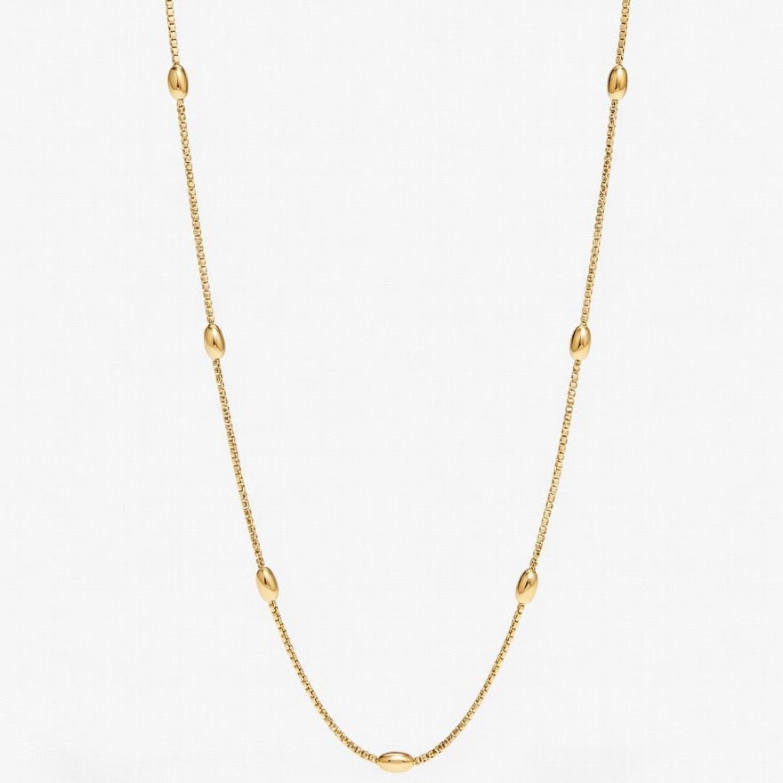 Golden Oval Necklace