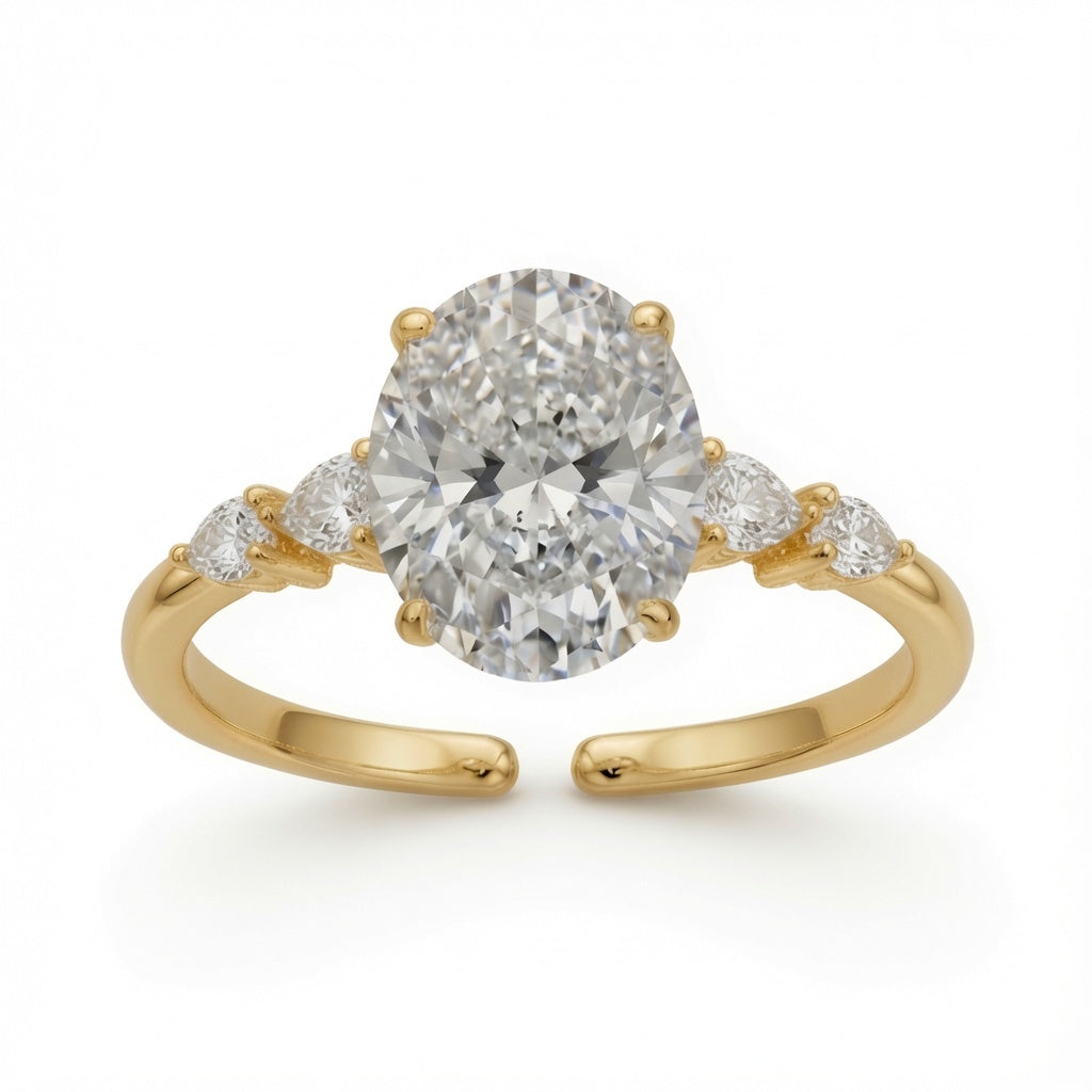 Oval Promise Ring